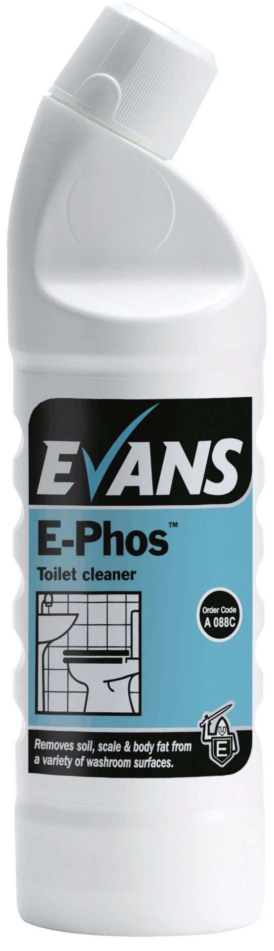 Evans Vanodine E Phos Washroom Toilet Cleaner Cleaning Products