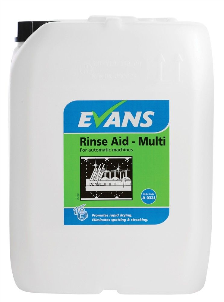 Evans Rinse Aid Multi - For Automatic Machines 20 Ltr