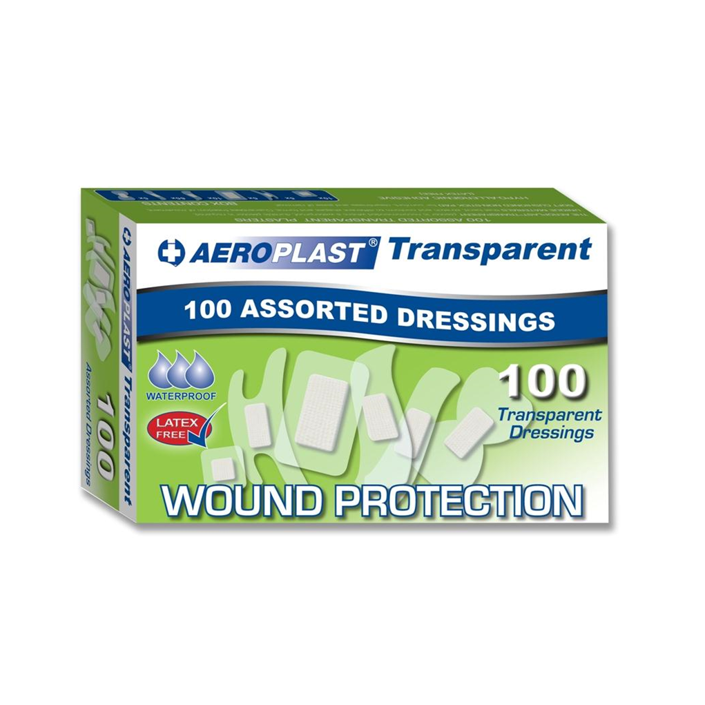 Transparent Waterproof Dressings - Assorted Sizes