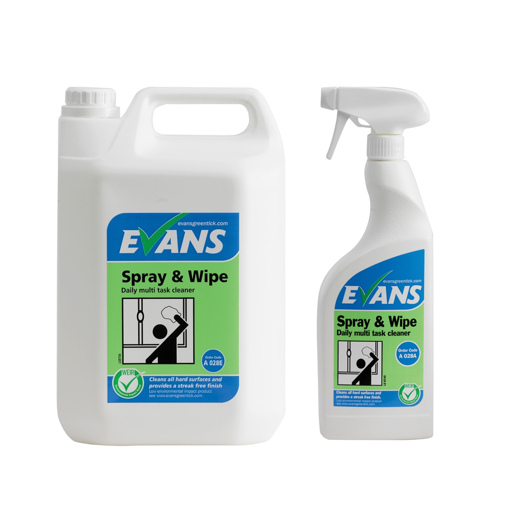 Evans Spray & Wipe - Daily Task Cleaner