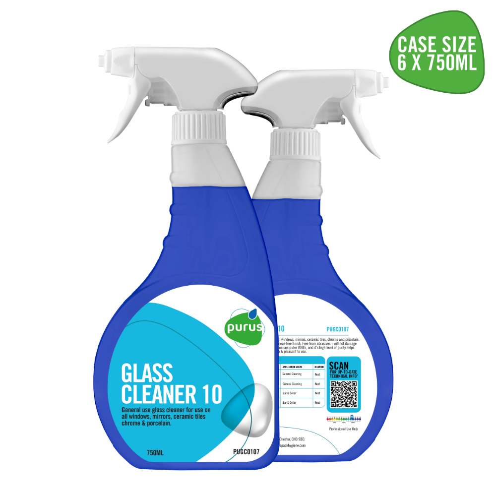 Purus General Use Glass Cleaner 10 | 6 x 750 ML